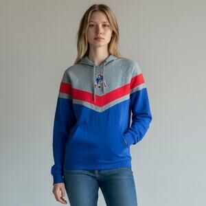 New England Patriots Hoodie Womens medium nfl Pullover Fanatics retro Patriots